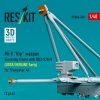 RESKIT RSU48-0549 Mi-8 Hip weapon mounting frame with BD3-57KrV for Trumpeter kit (USSR/UKRAINE Early) (2 pcs) (3D Printed) (1/48)